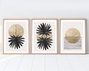 Wallity Huhu210 - Set de 3 Pinturas Decorativas en MDF de 35 x 50 cm